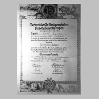 080-0030 Ehrenurkunde fuer Karl Bendig fuer 15 Jahre Mitarbeit im Dienste der Gemeinde.jpg